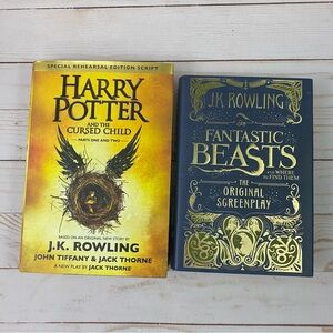 J.K. Rowling Hardcover Book Lot Harry Potter Fantastic Beasts